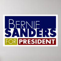 Bernie Sanders pour l'affiche du président V1