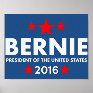 Poster Bernie Sanders Pour Président 2016