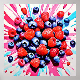 Poster Berry Blast : Fruit Fun