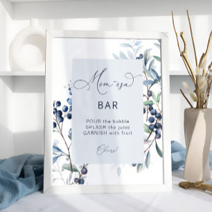 Poster Berry Sweet Blueberry, barre Maman-Osa