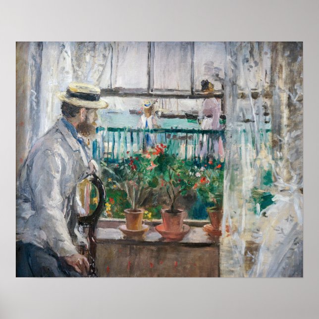 Poster Berthe Morisot - Eugene Manet sur l'île de Wight (Devant)