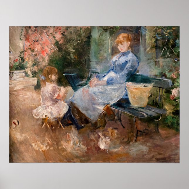Poster Berthe Morisot - La Fable (Devant)