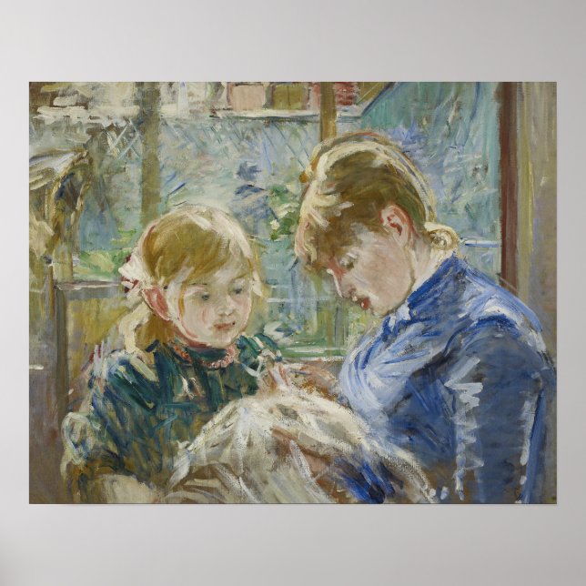 Poster Berthe Morisot - La fille de l'artiste, Julie (Devant)
