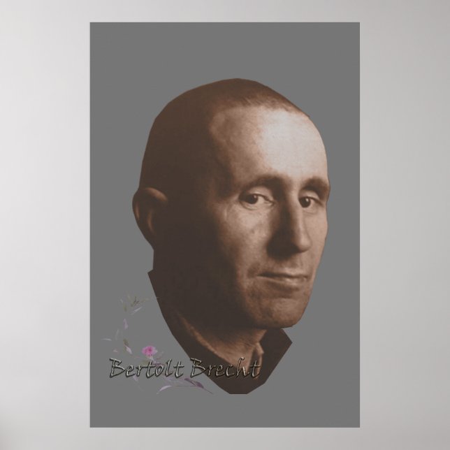 Poster Bertolt Brecht (Devant)