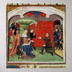 Poster Bertrand du Guesclin avant Charles V