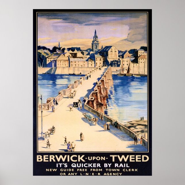 POSTER BERWICK SUR TWEET (Devant)