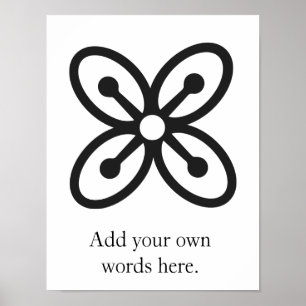 Poster BESE SAKA   Symbole d'abondance, de puissance, d'a