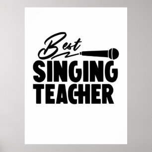 Poster Best Singing Teacher