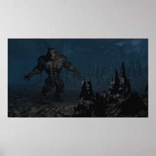 Poster Bête de caverne