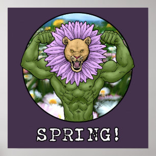 Poster Bête de printemps