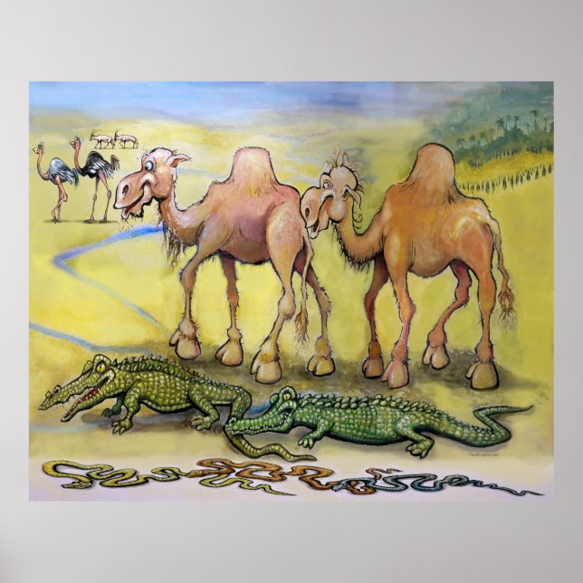 Poster Bêtes du désert (Devant)