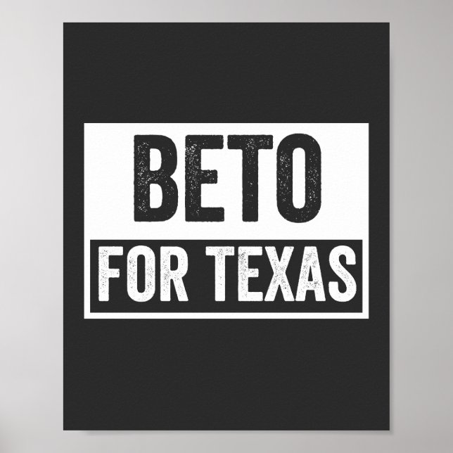 Poster beto for Texas (Devant)