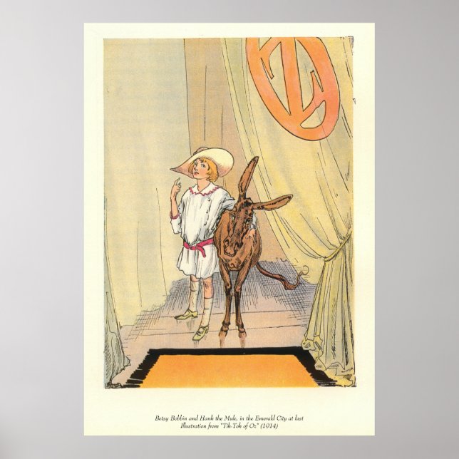Poster Betsy Bobbin et Hank the Mule dans Emerald City (Devant)