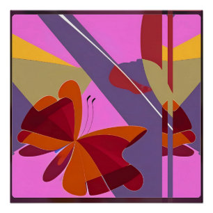 Poster Beurre Abstrait - Ken Gage Art