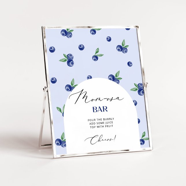 Poster Beurre de bleuet doux Maman-osa bar (Créateur téléchargé)