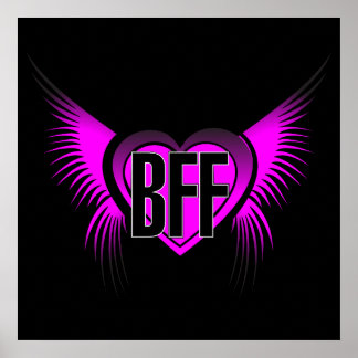 Poster BFF Meilleurs amis pour toujours