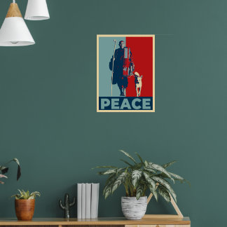 Poster Bhikkhu Pannakara et Peace Dog Aloka