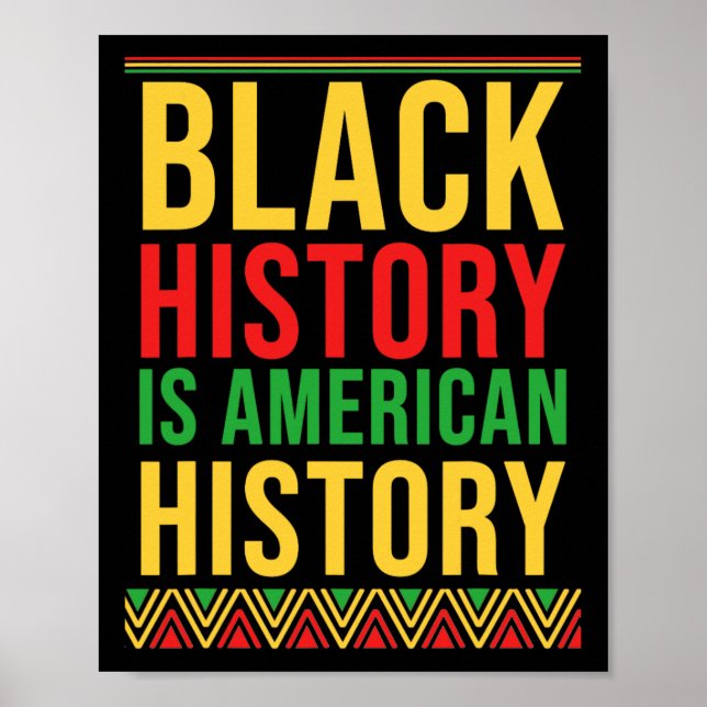 Poster Bhm Gift Histoire Noire Histoire Américaine Afriqu (Devant)