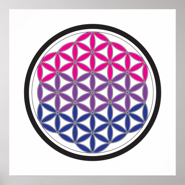 Poster bi géométrie sacrée (Devant)