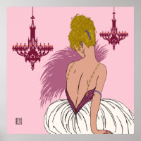 Bianca en rose - Imprimés/Affiches