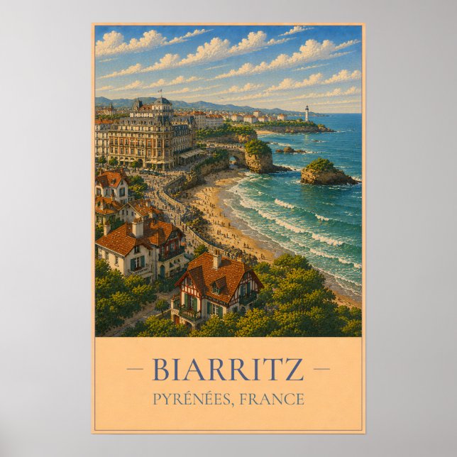 Poster Biarritz (Devant)