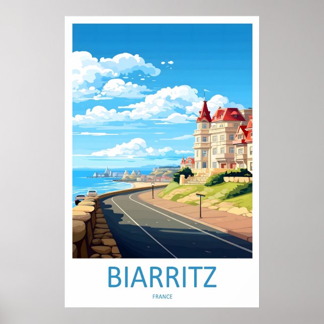 Poster Biarritz 1 (Devant)