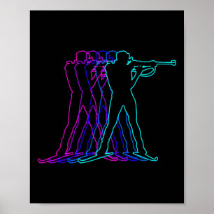 Poster Biathlon Biathlète Cadeaux Cadeaux Pour Garçons Je
