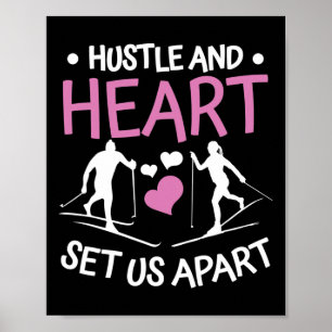 Poster Biathlon Hustle Et Coeur Nous Mettent À Part Le No