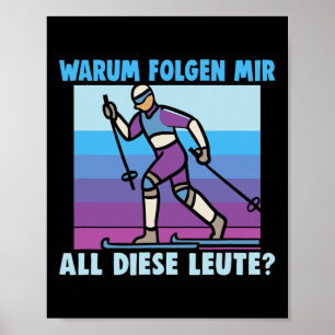 Poster Biathlon Pourquoi suivre tous ces gens Cross-count