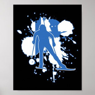 Poster Biathloniste finlandais - Biathlon finlandais 1