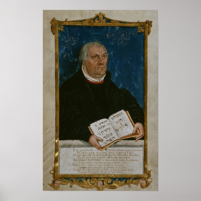 Poster Bible allemande de la traduction de Luther, 1561 (Devant)