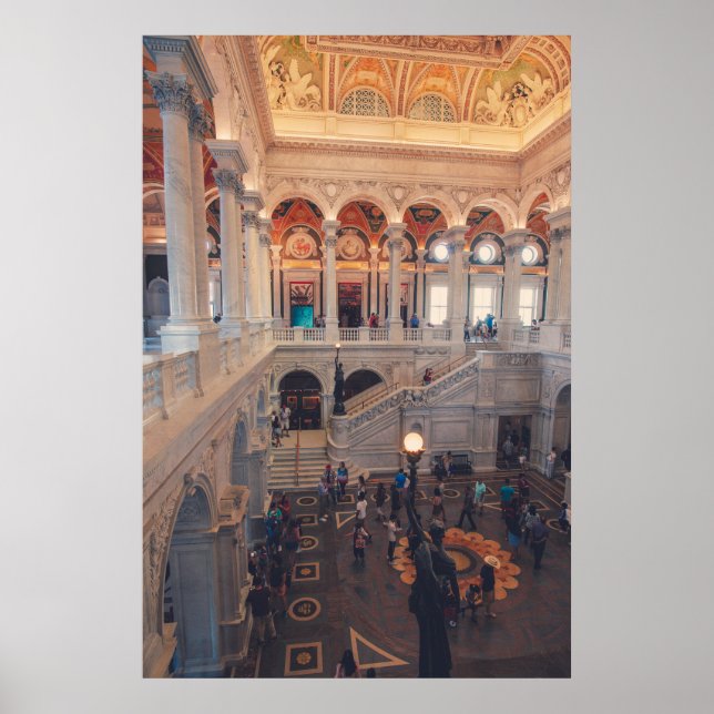 Poster Bibliothèque du Congrès des États-Unis (Devant)