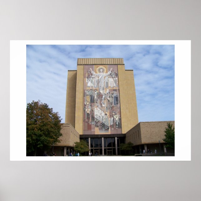 Poster Bibliothèque Hesbergh (Devant)