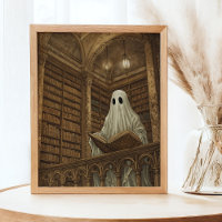 Bibliothèque Lecture Ghost Vintage Antique Books A