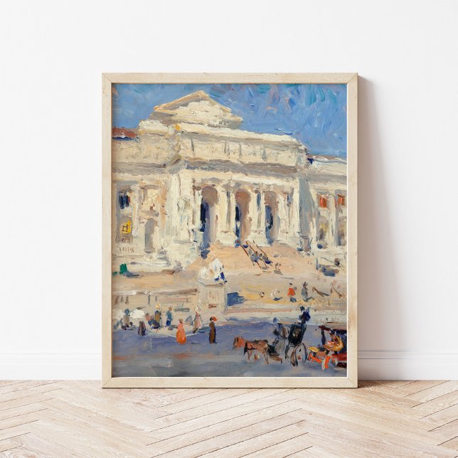 Poster Bibliothèque publique de New York | Colin Campbell (Créateur téléchargé)