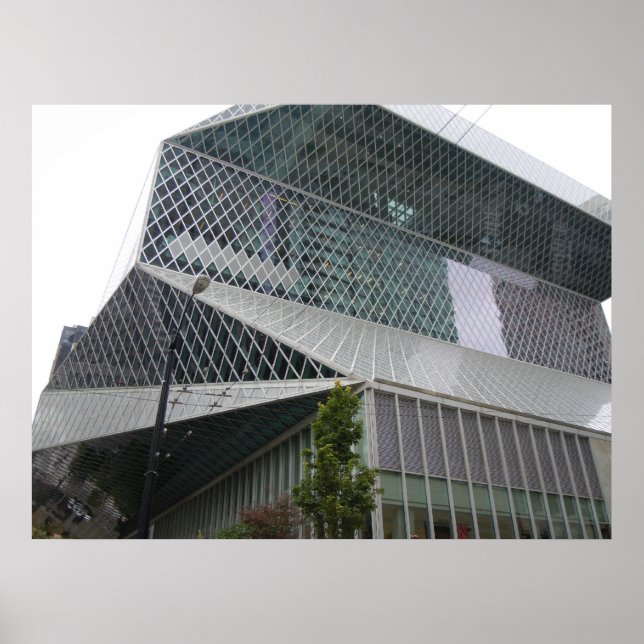 Poster Bibliothèque publique de Seattle (Devant)