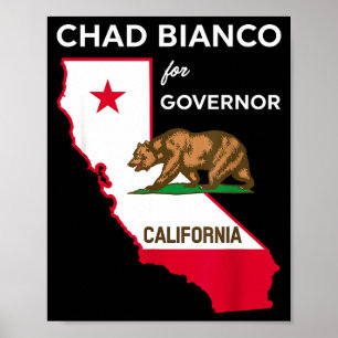 Poster Bicanco 2026 Chad Bianco Gouverneur De Californie