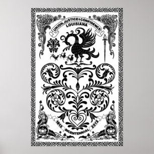 Poster Bicentennial Louisiana Mardi Gras Party Voir les n