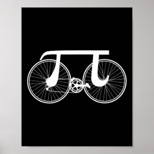Poster Bicycle Cycling Pi Day Pun drôle Mars 14 3.14