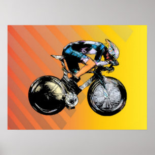 Poster Bicycle Racer