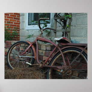 Poster Bicyclette rouillée