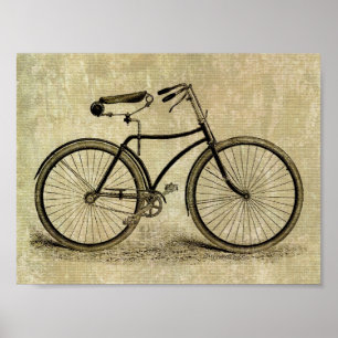 Poster Bicyclette vintage