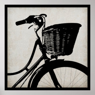 Poster Bicyclette vintage