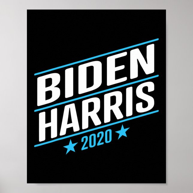 Poster Biden 2020 Et Kamala Harris Sur Le Seul Billet 2 (Devant)
