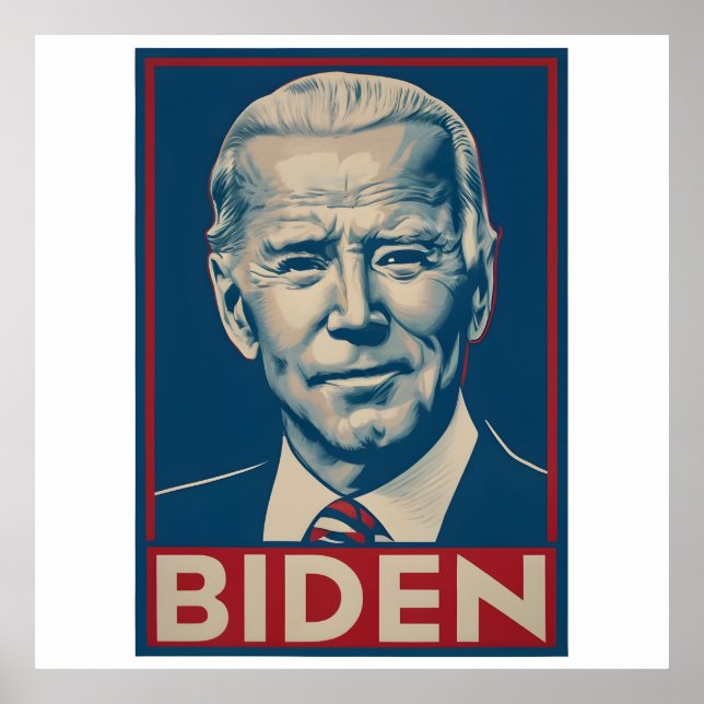 Poster Biden Election 2024 Politique rétro (Devant)
