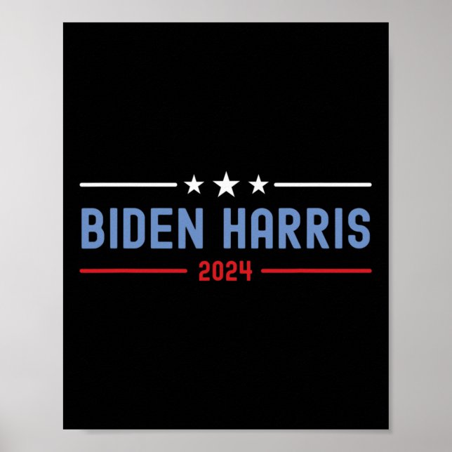 Poster Biden Et Harris Votant Pour L'Élection Présidentie (Devant)