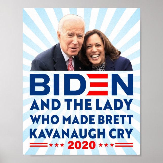 Poster biden et la dame qui a fait pleurer brett kavanaug (Devant)