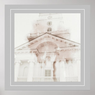 Poster BiélorussiБ е л а р у с    Minsk Architecture Sket