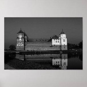 Poster Biélorussie Б е л р у с Château de Mir          