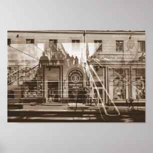 Poster Biélorussie Б л а р у с de Minsk de Architectur